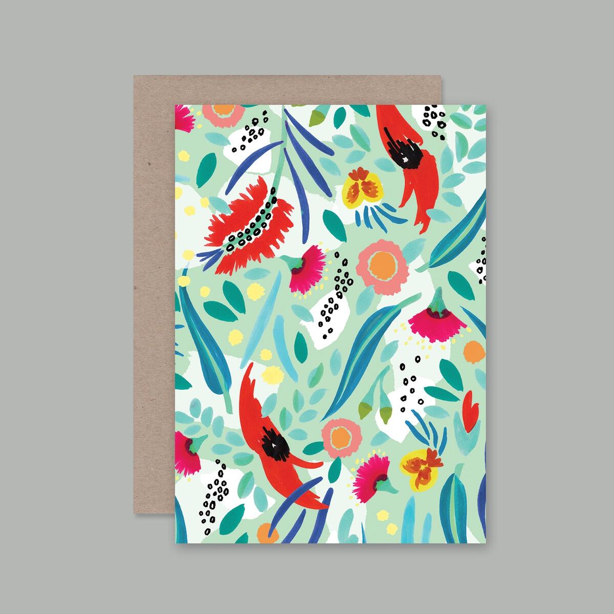 AHD - Abstract Oz- Blank Greeting Card