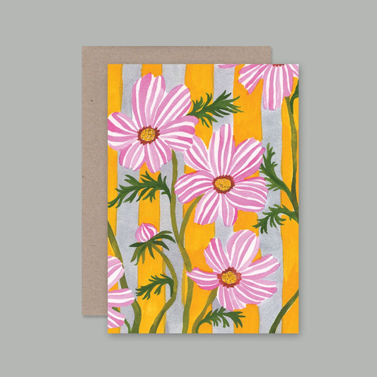 AHD - COSMOS- Blank Greeting Card