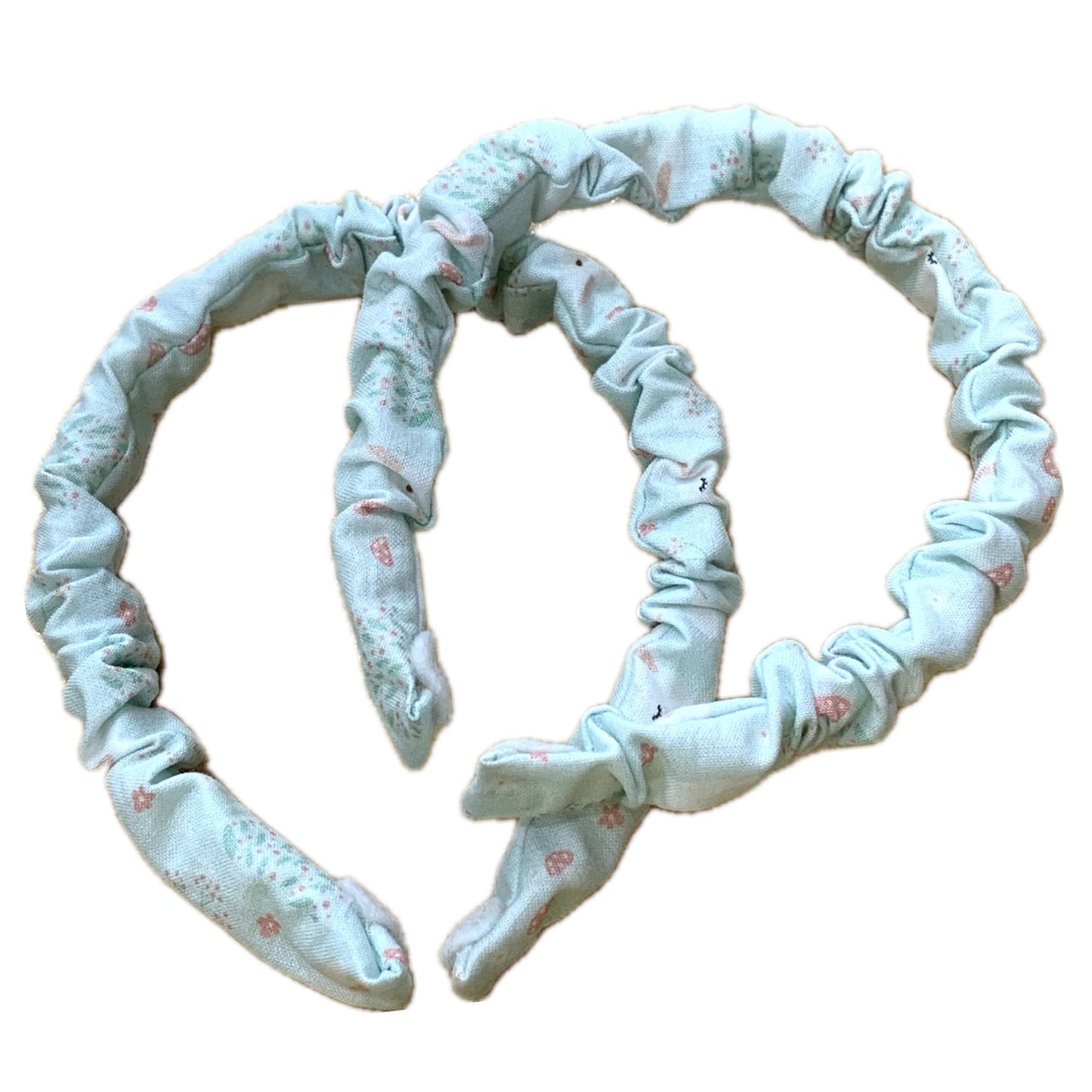 MAKIN WHOOPEE - Pastel Bunnies- SMALL SCRUNCHIE HEADBANDS