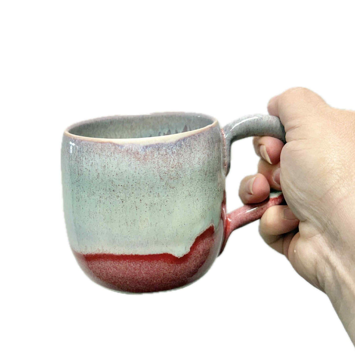 EARTH BY HAND- Pink & Purple Glaze Mug