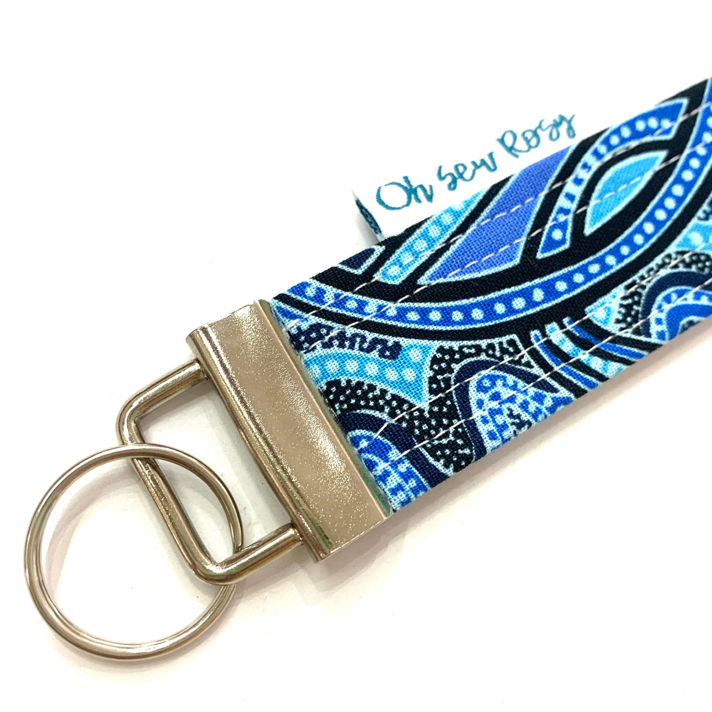 OH SEW ROSY: KEY FOBS/WRISTLET- WATER DREAMING (WARLUKURLANGU)