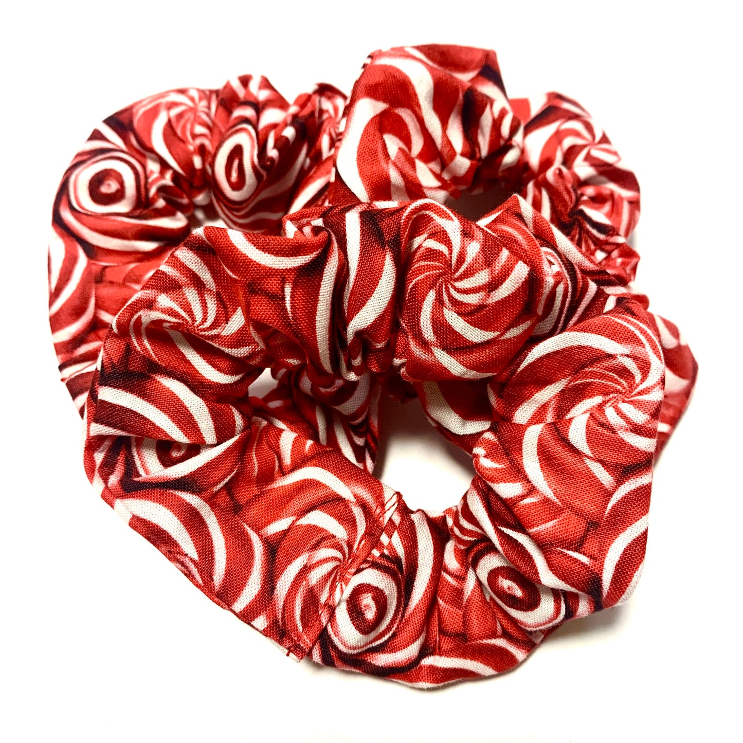 MUMMA WHOOPEE - Regular “Peppermint Swirl” CHRISTMAS SCRUNCHIES