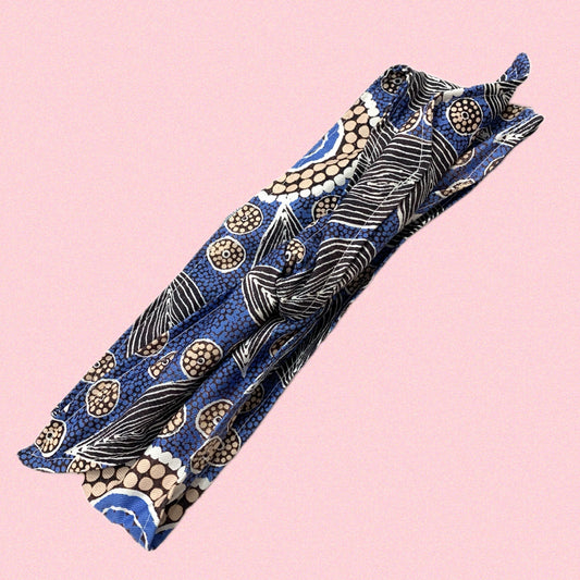 OH SEW ROSY: WIRE HEADBAND - Bush Tucker (Warlukurlangu Fabric)