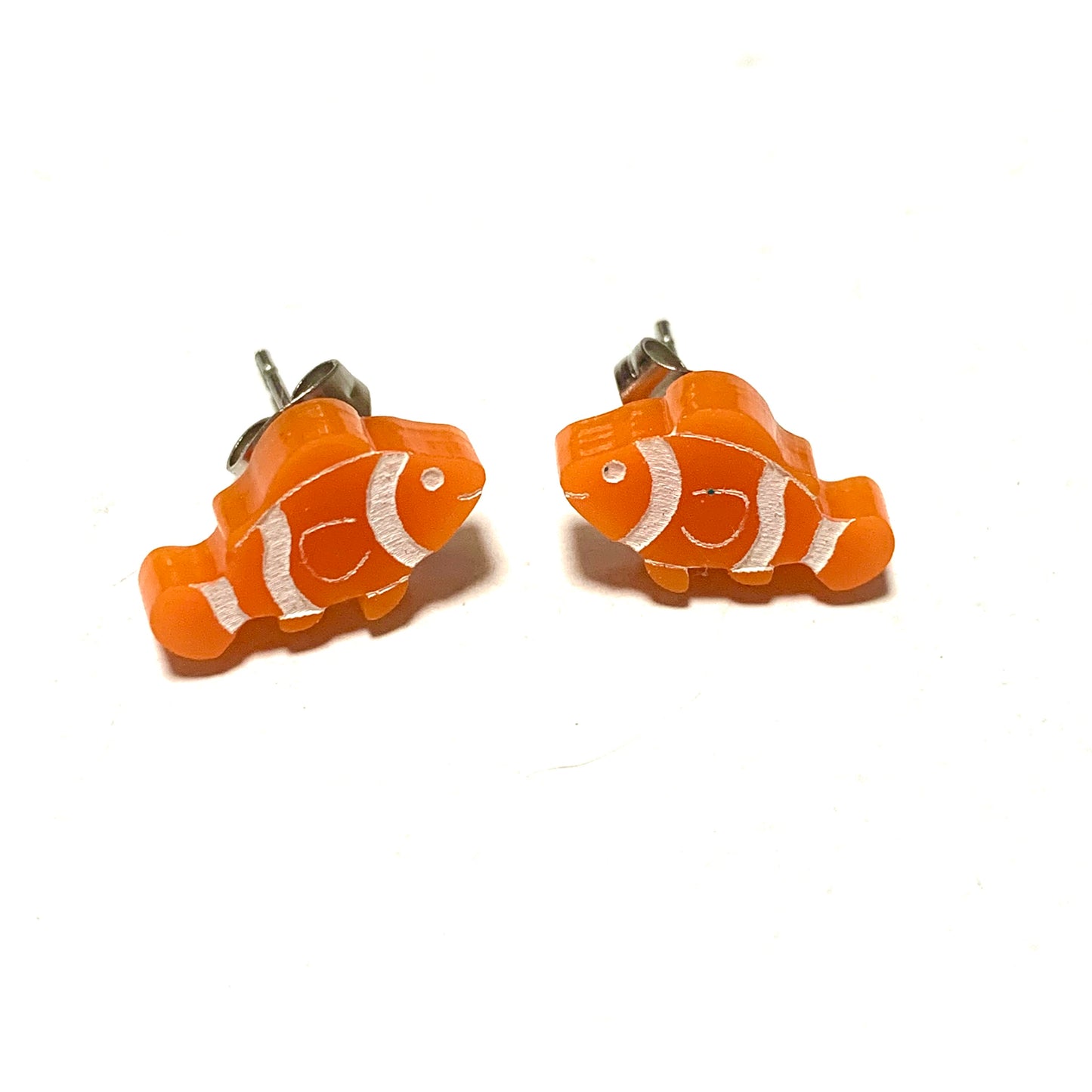 MAKIN' WHOOPEE - Clownfish Studs- Orange