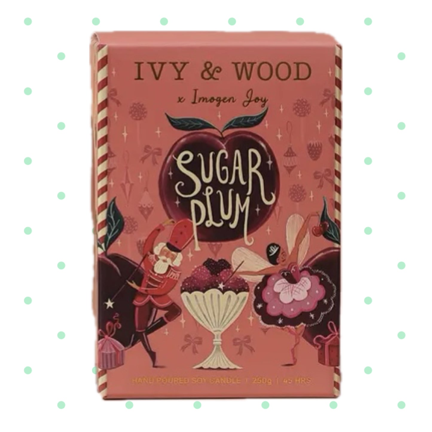 IVY & WOOD - "Sugar Plum"-Limited Edition Christmas Candle