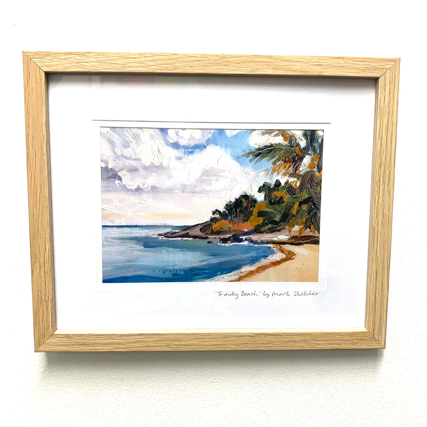 Mark Skelcher Artist - "Trinity Beach"- Framed Artist Print