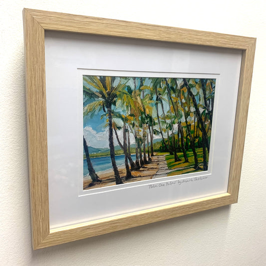 Mark Skelcher Artist - "Palm Cove Palms"- Framed Artist Print