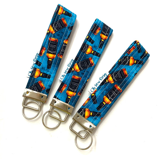 OH SEW ROSY: KEY FOBS/WRISTLET- JACK DANIELS