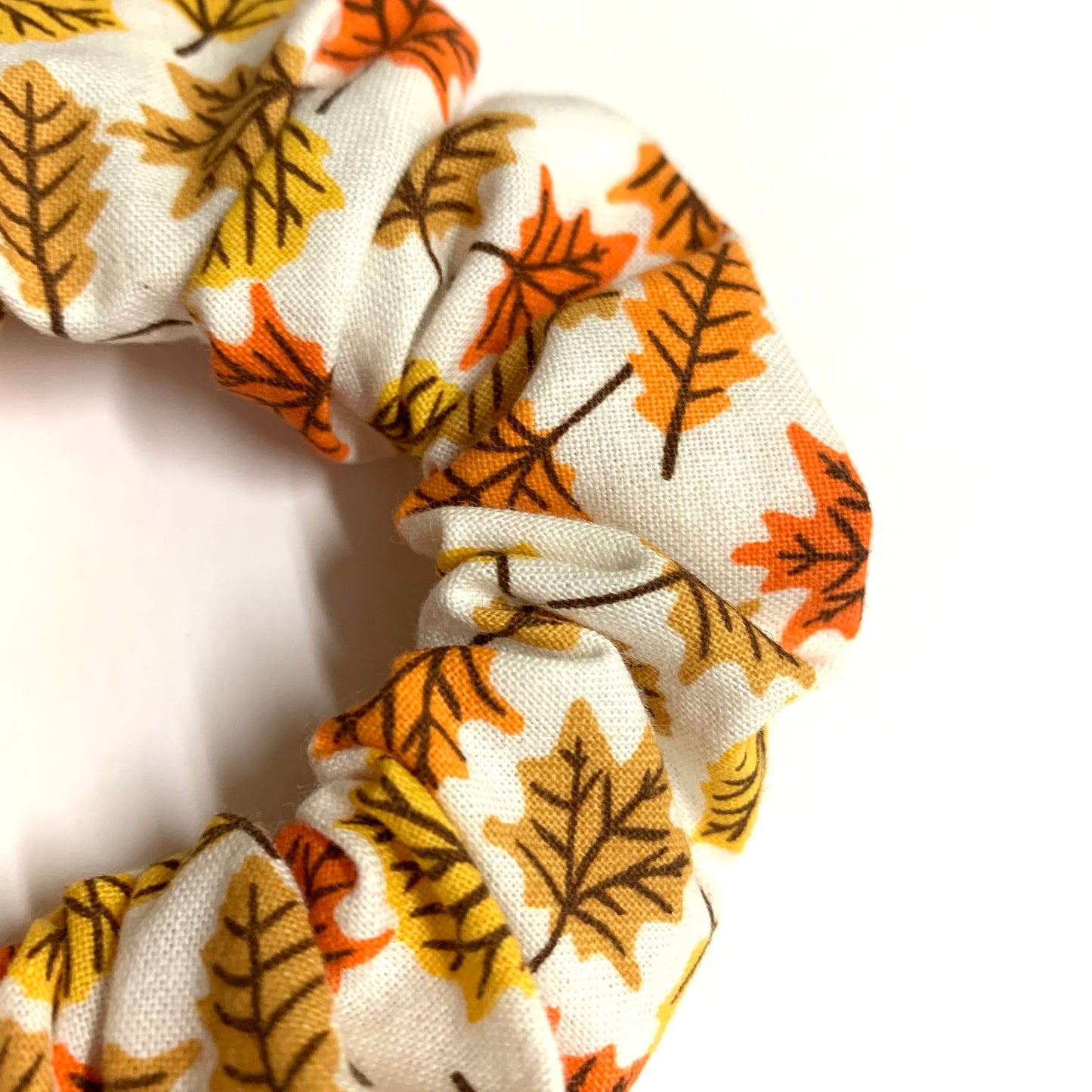 MUMMA WHOOPEE - "Fall Leaves" REGULAR HALLOWEEN SCRUNCHIES