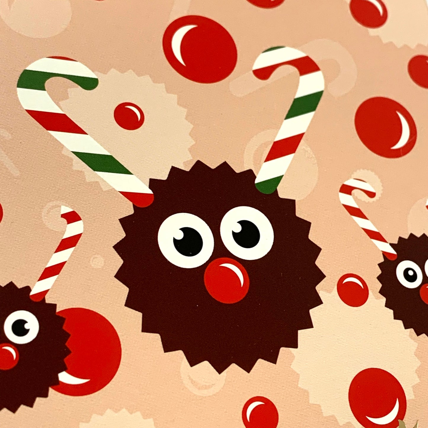 CANDLE BARK CREATIONS - "Nosy Reindeer"- Single Card