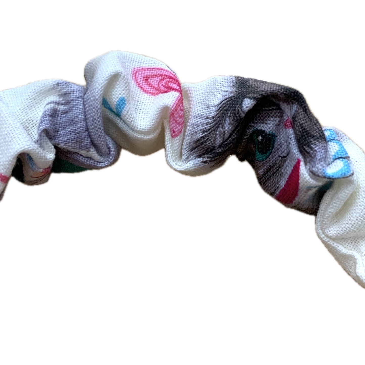 THIS BIRD HAS FLOWN - SMALL SCRUNCHIE HEADBANDS- Vintage Kittens