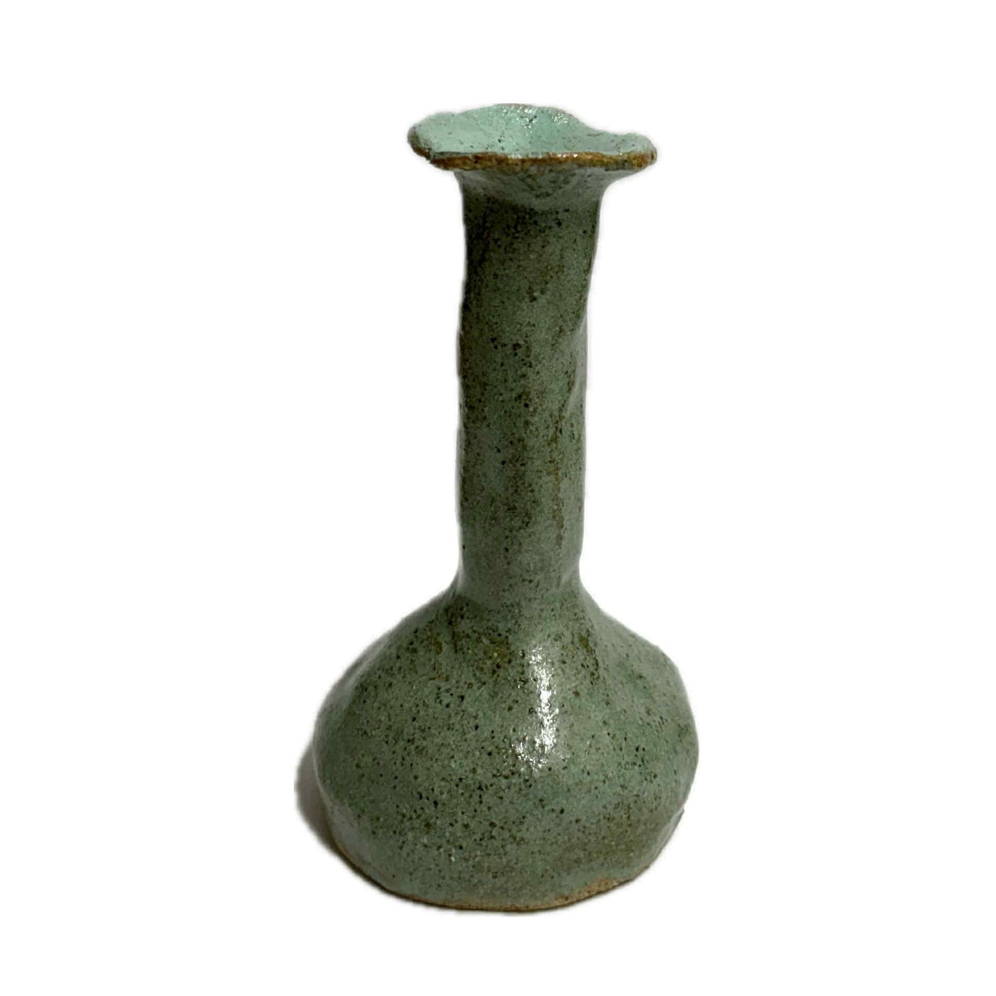 INSPIRED BY NATURE - Eucalyptus Bud Vase – Green and Bronze
