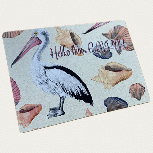Shanna Trees Creations- Pelican Postcard