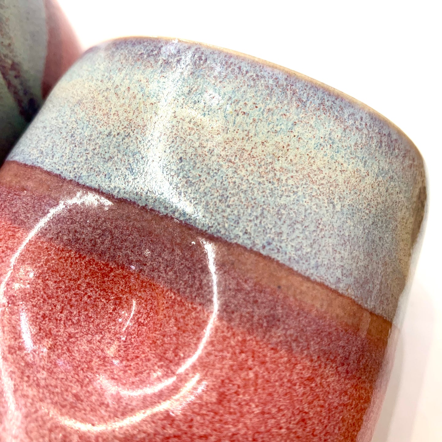 EARTH BY HAND- Hug Mugs- Pink & Purple Glaze