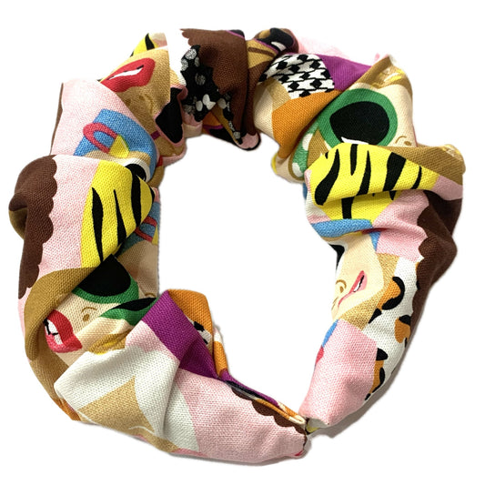 THIS BIRD HAS FLOWN -  JUMBO SCRUNCHIE HEADBANDS- "Girl Gang"