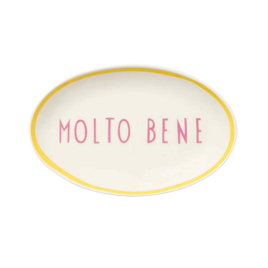 In The Roundhouse - "Molto Bene" Oval Tray Small