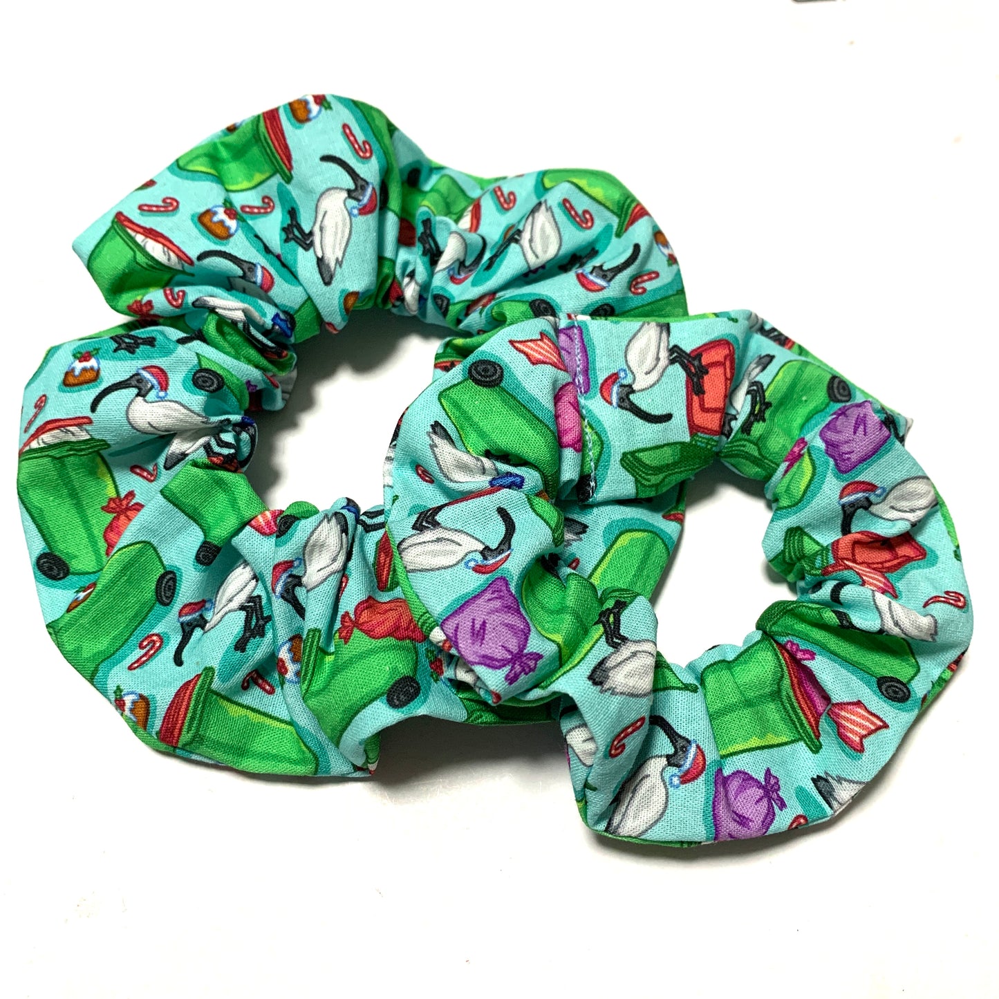 MUMMA WHOOPEE - Regular "Bin Chicken"- Christmas Scrunchies
