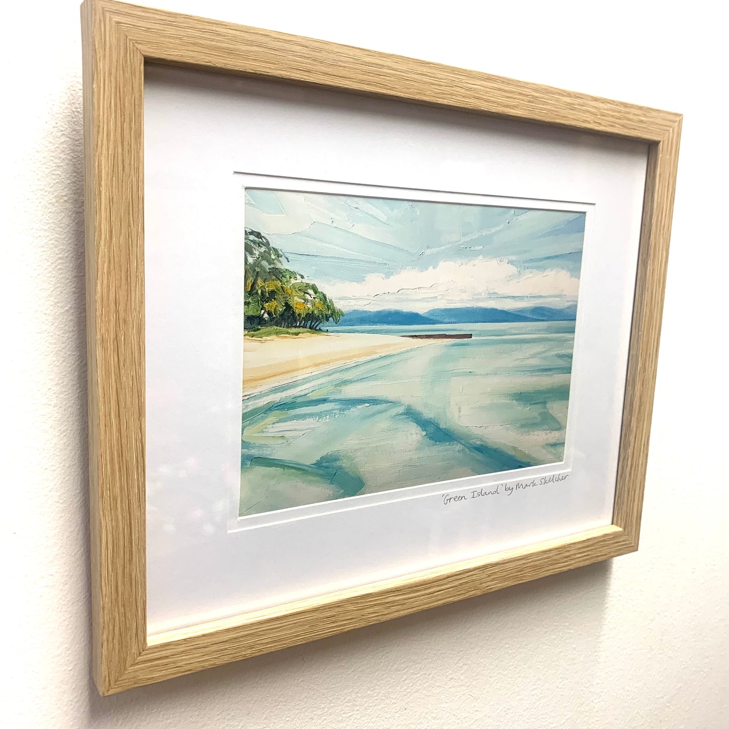 Mark Skelcher Artist - "Green Island"- Framed Artist Print
