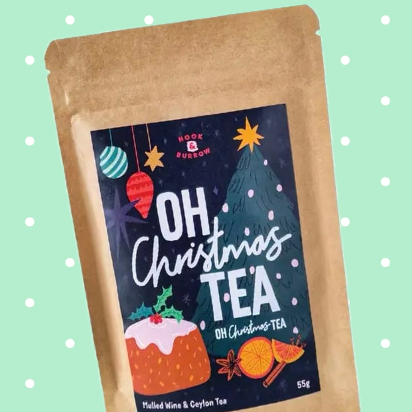 NOOK & BURROW- "Oh Christmas Tea, Oh Christmas Tea"- Loose Leaf Tea