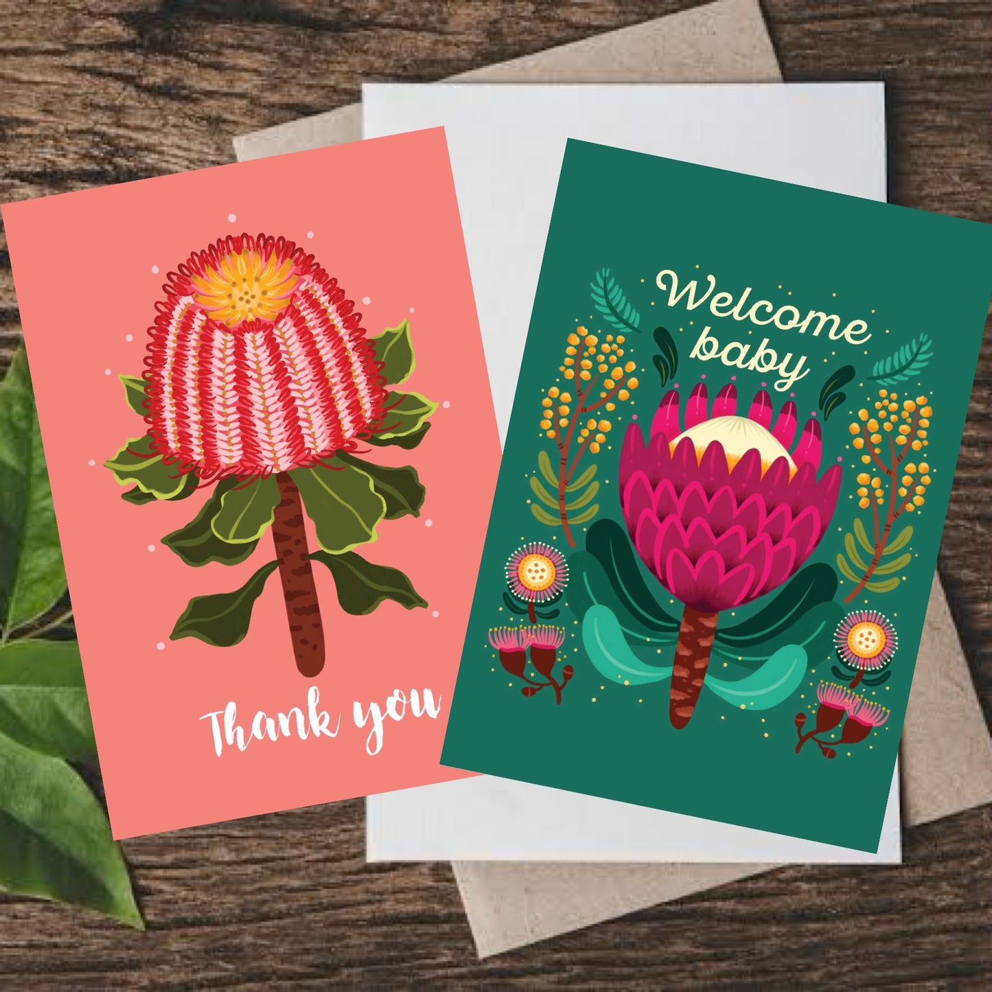 NUOVO - THANK YOU WARATAH CARD