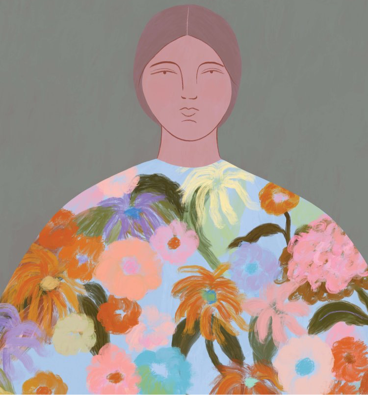 CONSTANZA GOEPPINGER- "Flower Fields"- A4 GICLEE PRINTS