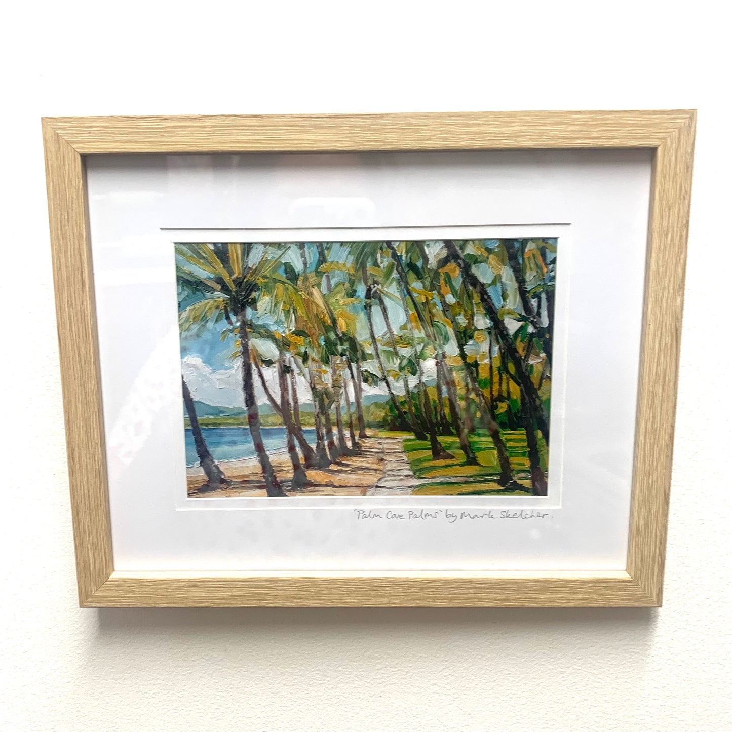 Mark Skelcher Artist - "Palm Cove Palms"- Framed Artist Print