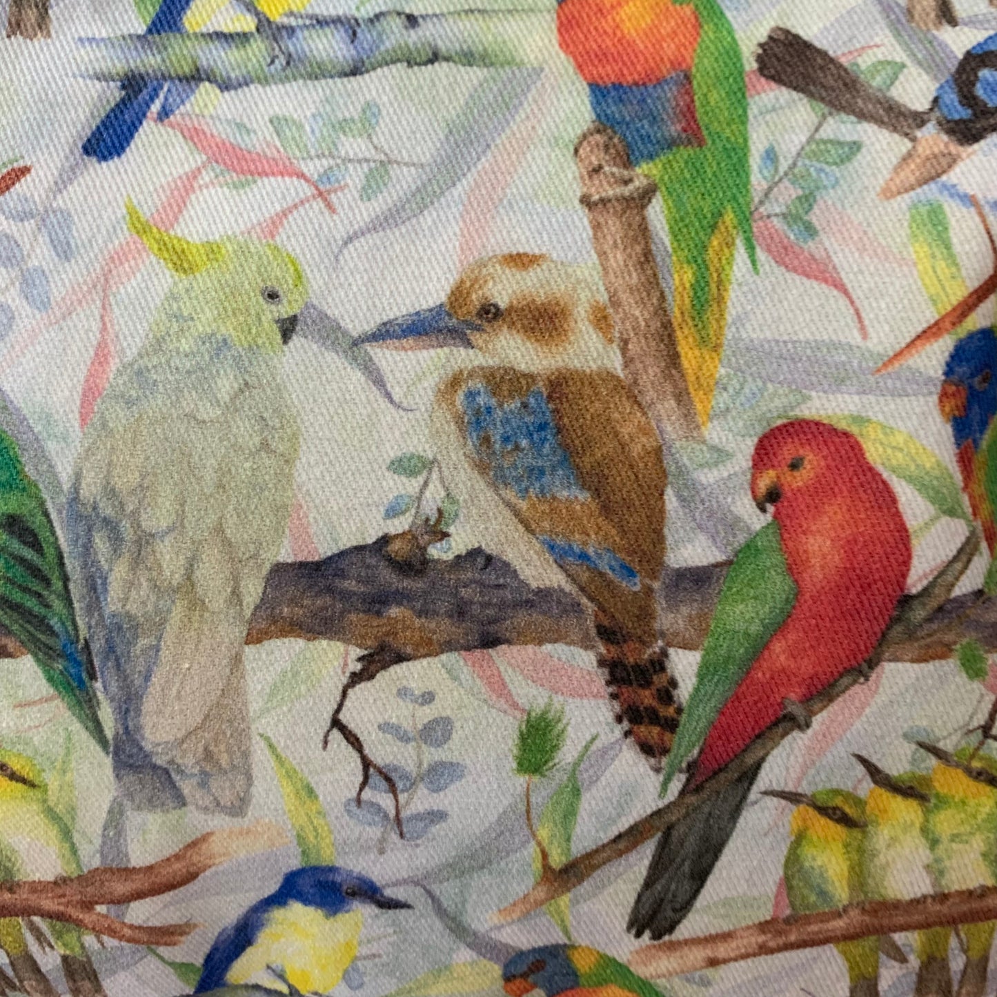 Shanna Trees Creations- "Australian Birds" Cotton Tea Towel