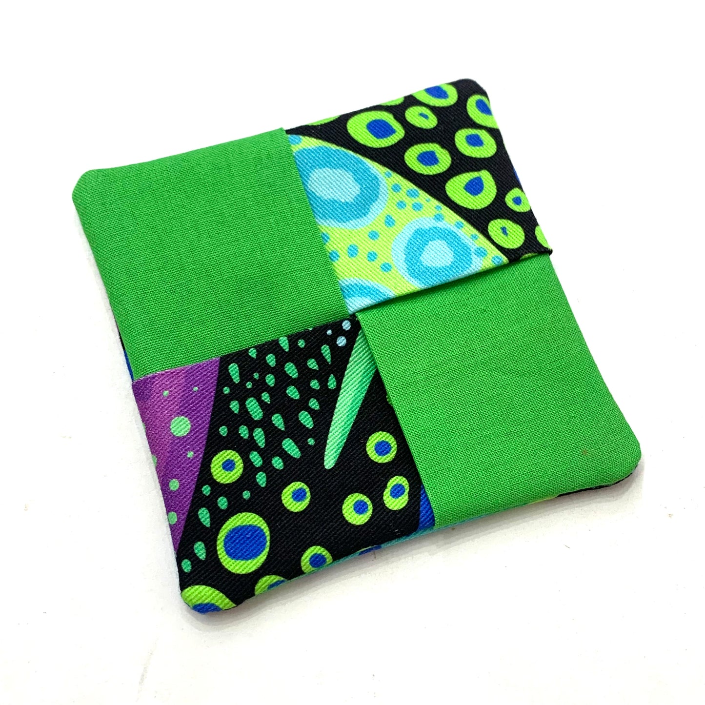MAKIN' WHOOPEE- 2 PACK WINE GLASS SLIPPER/COASTERS- Rays & Green