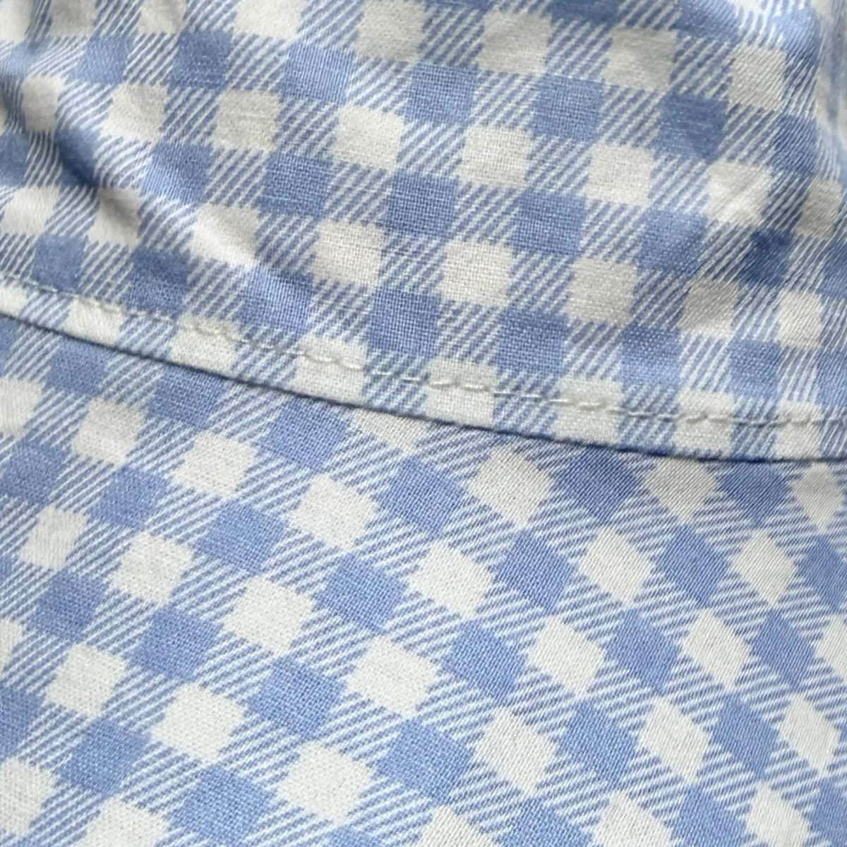 Teacups n Quilts - Blue Gingham - Kids Size XXXS
