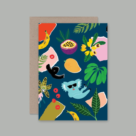 AHD - Cool Australiana- Blank Greeting Card (Copy)