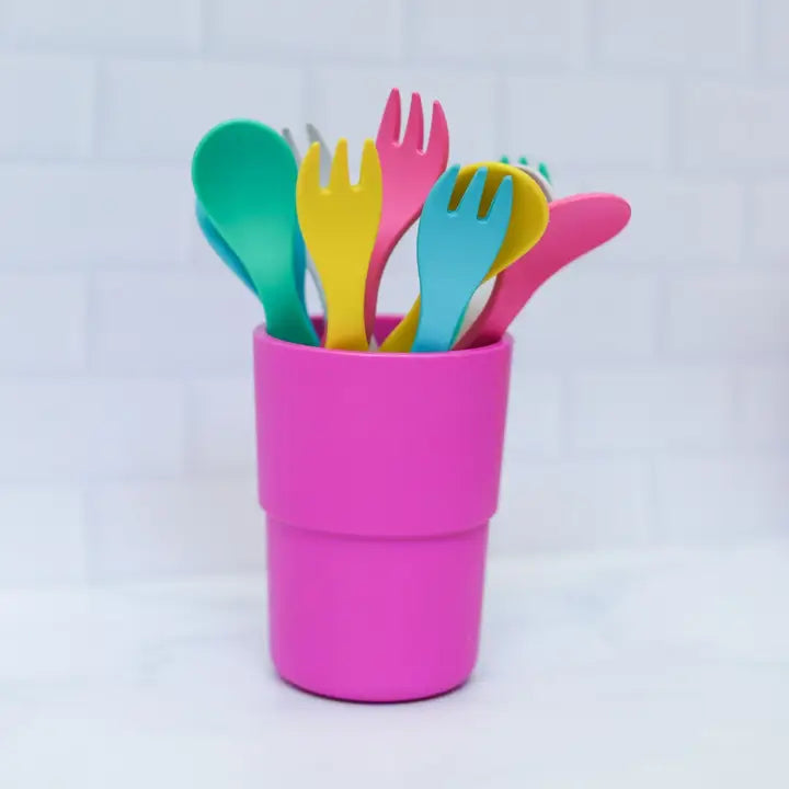 BOBO & BOO- Plant-Based Cutlery Set - Blue