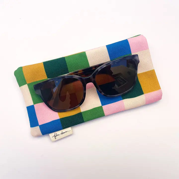 FABRIC DRAWER- Handmade Glasses Case - Picnic (Dark)