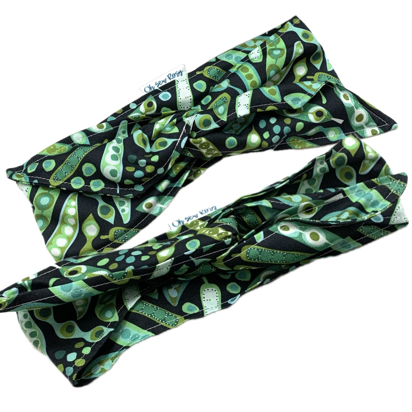 OH SEW ROSY: WIRE HEADBAND - Peas in a Pod (Jocelyn Proust Fabric)