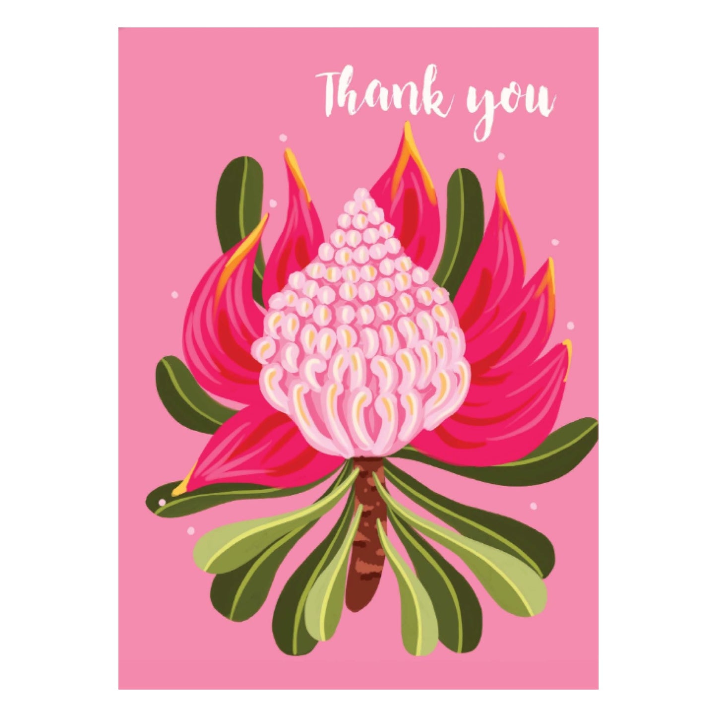 NUOVO - "THANK YOU PROTEA" by Emma Whitelaw- GREETING CARD