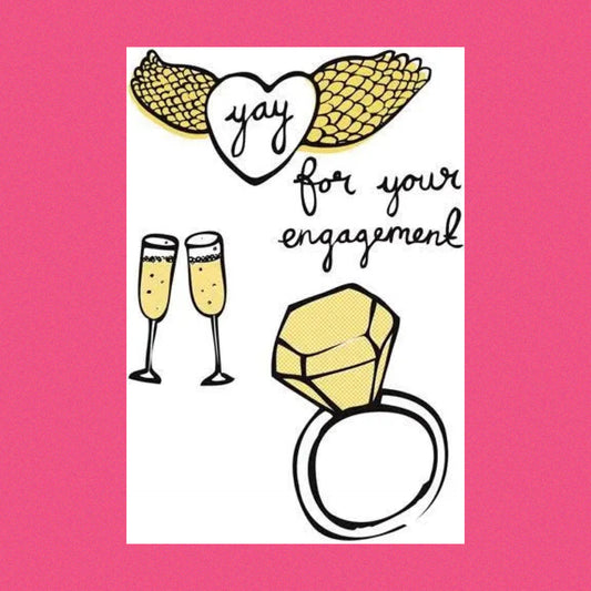 ABLE & GAME- Yay Engagement- Engagement/Wedding Card