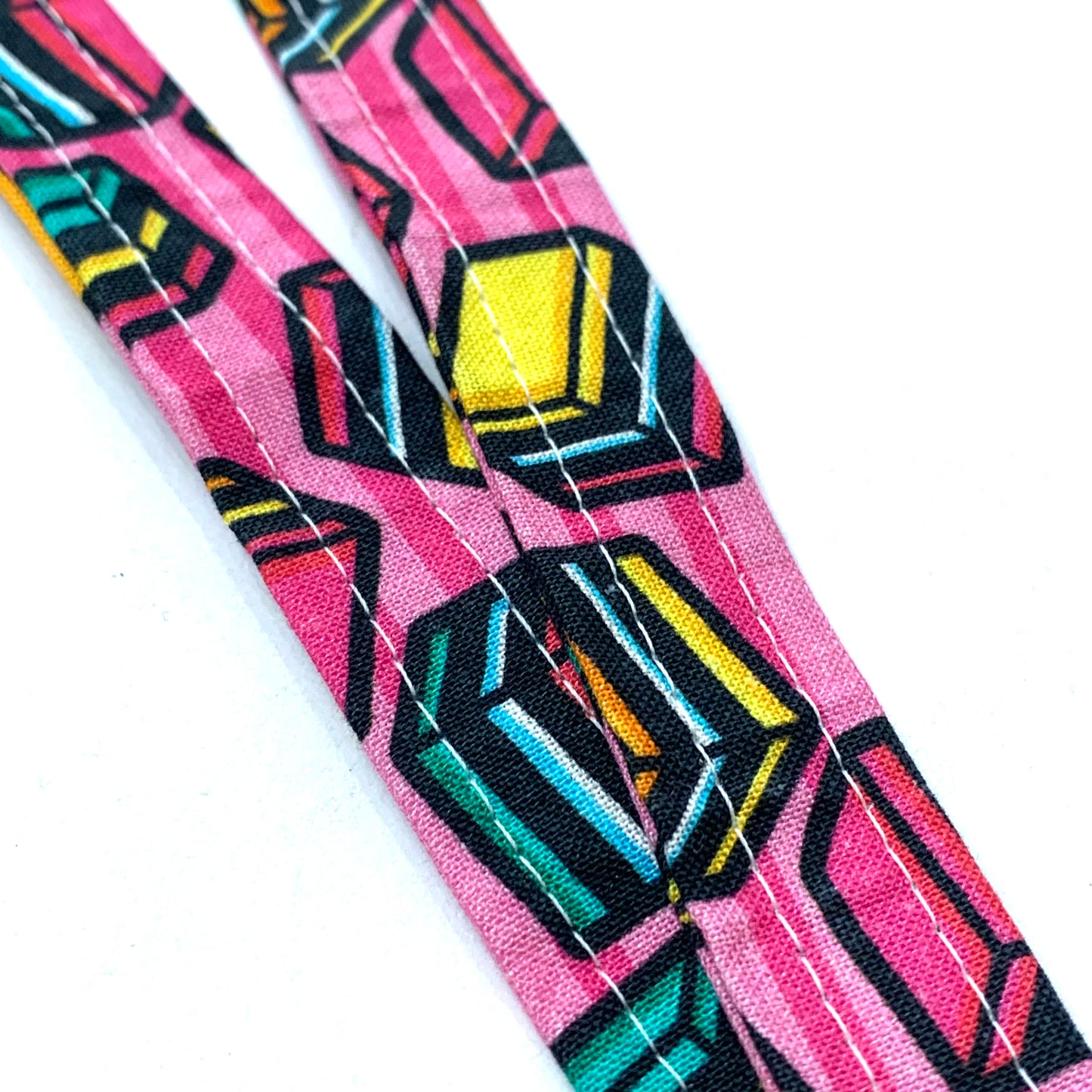 OH SEW ROSY: FABRIC LANYARD - Liquorice Allsorts