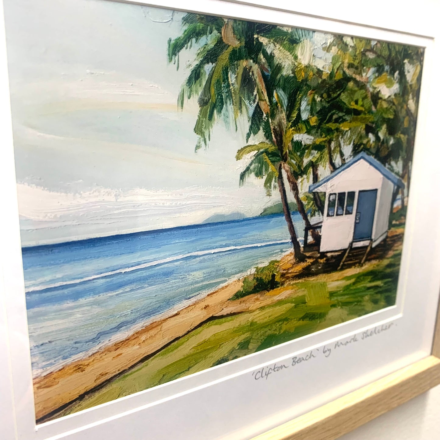 Mark Skelcher Artist - "Clifton Beach (Shack)"- Framed Artist Print