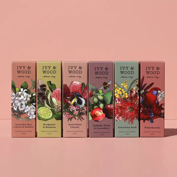 IVY & WOOD - Australiana Collection: Kakadu Plum & Cucumber Room Spray