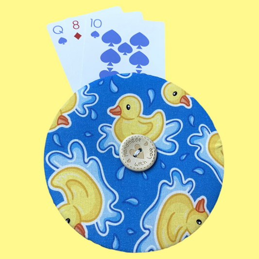 OH SEW ROSY: Playing Card Holders- RUBBER DUCKIES