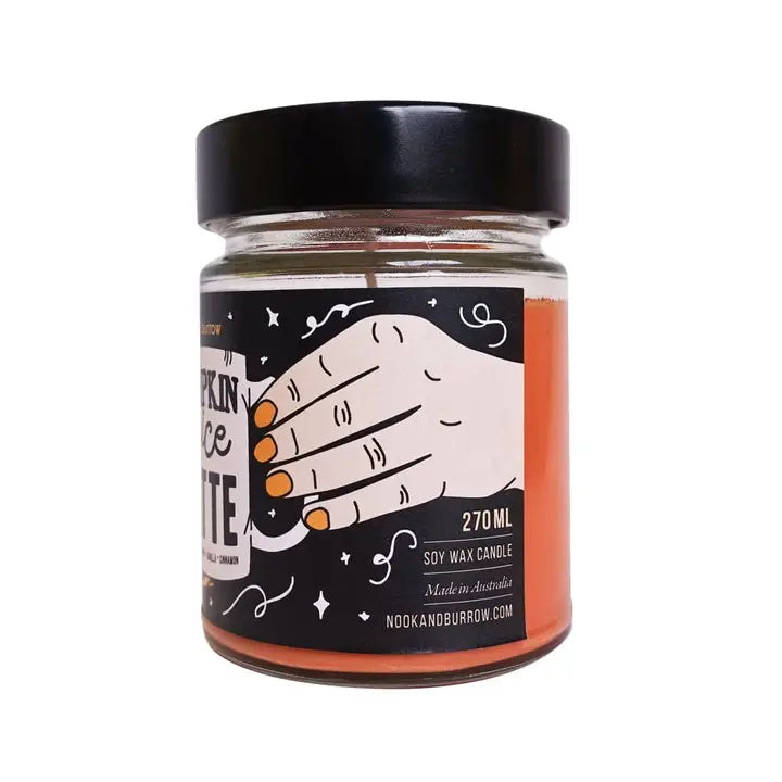NOOK & BURROW- "Pumpkin Spiced Latte "- Candle