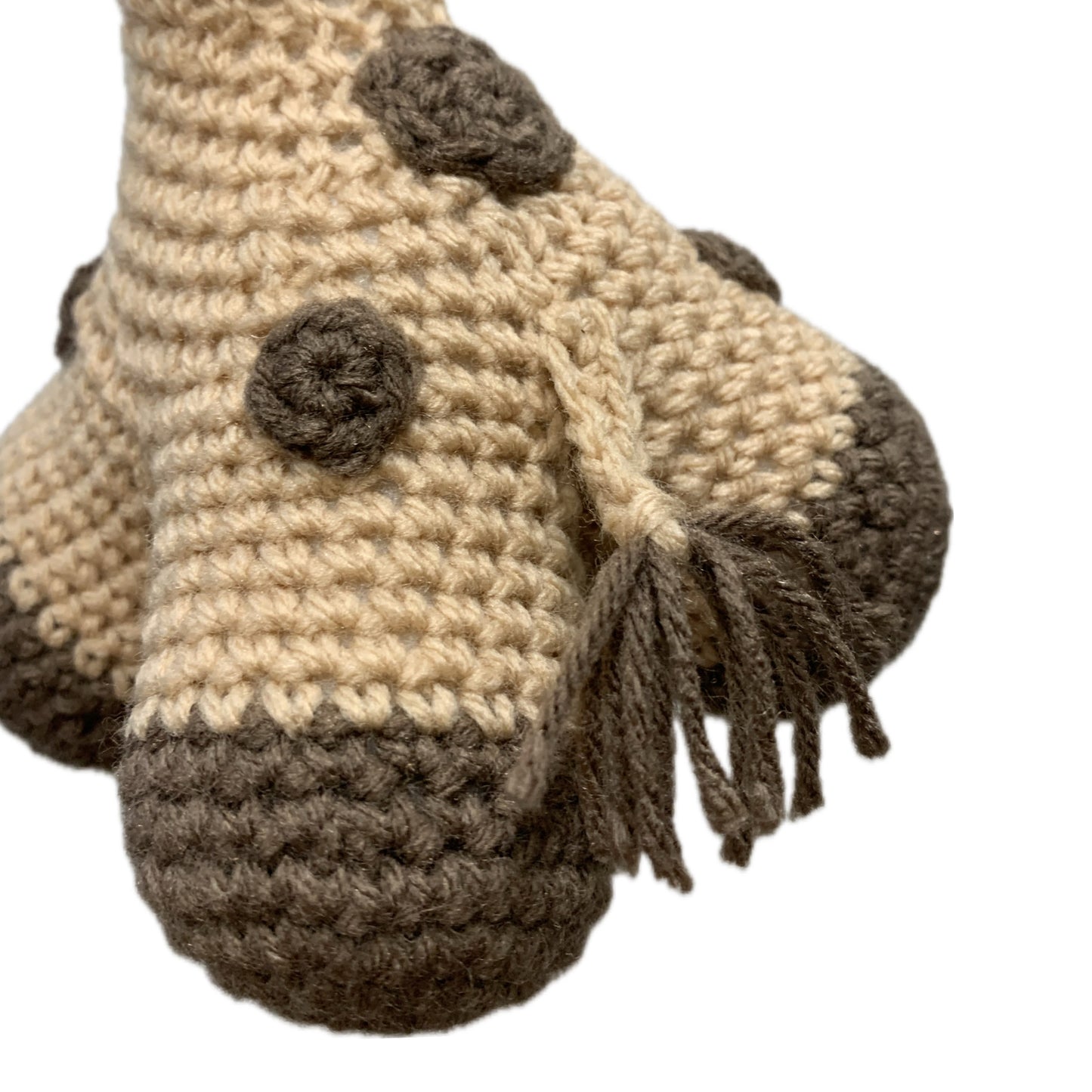 BEAKNITS- CROCHET GIRAFFE- Browns