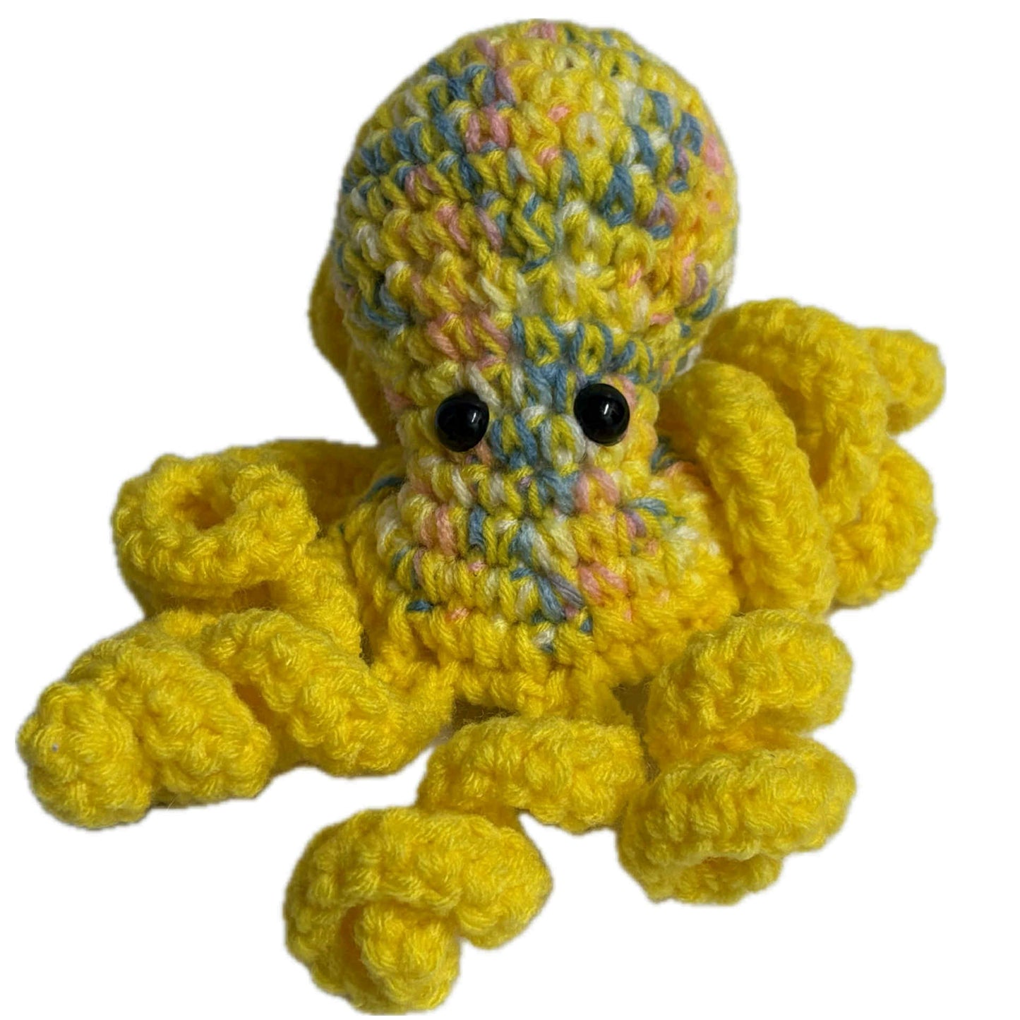 BEAKNITS- CROCHETED OCTOPUS - Warm Yellow