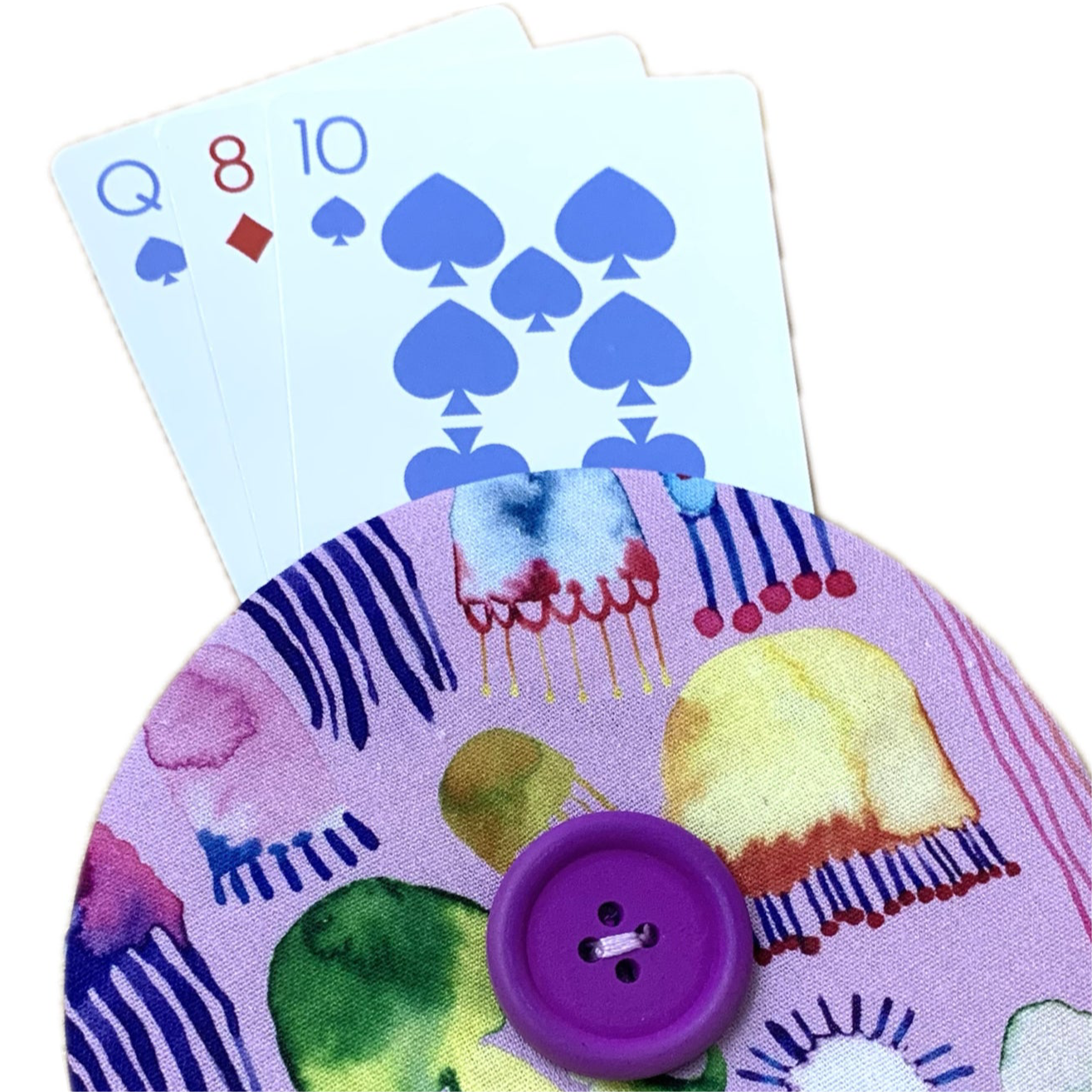 OH SEW ROSY: Playing Card Holders- JELLYFISH
