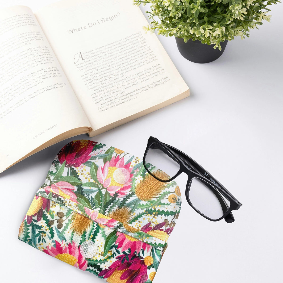 DIESEL AND DUTCH - BUSHLAND BOTANICALS - VELOUR GLASSES CASE