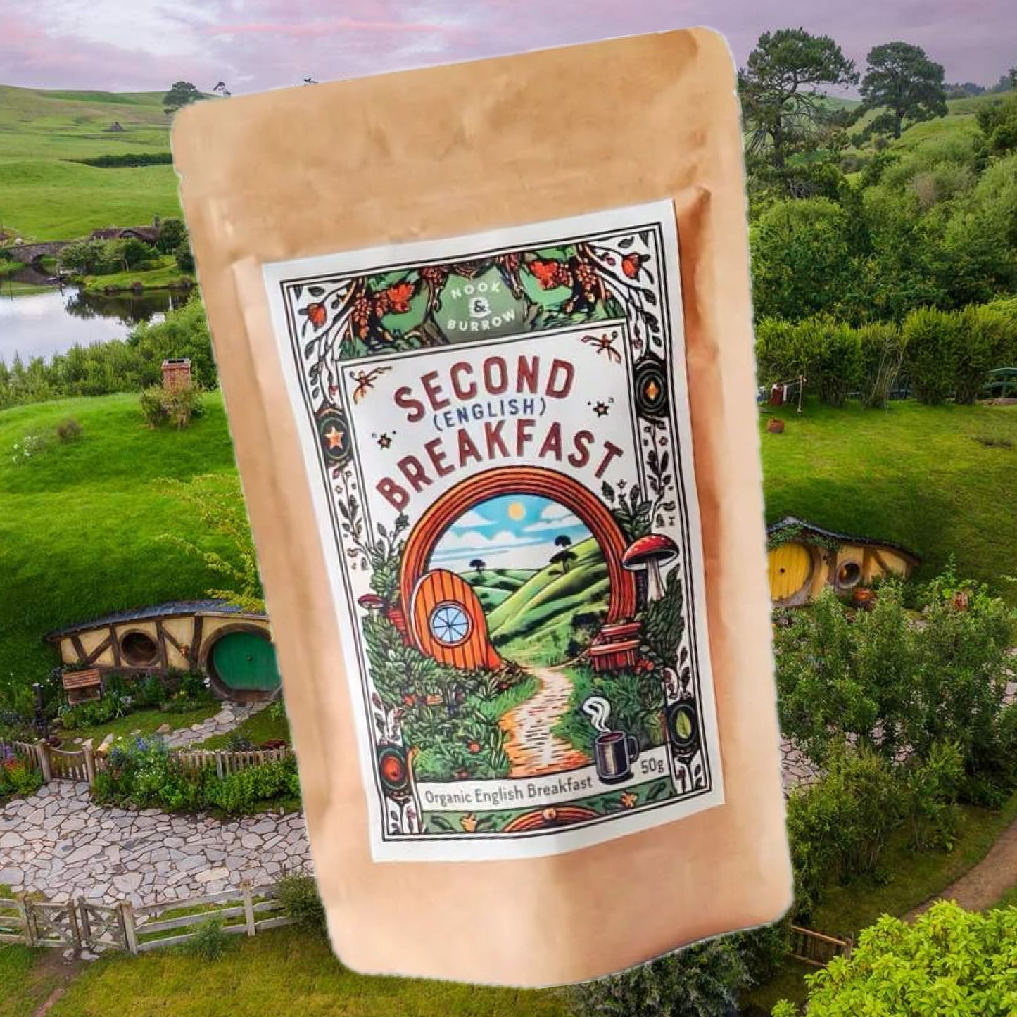 NOOK & BURROW- "Second (English) Breakfast"- Loose Leaf Tea