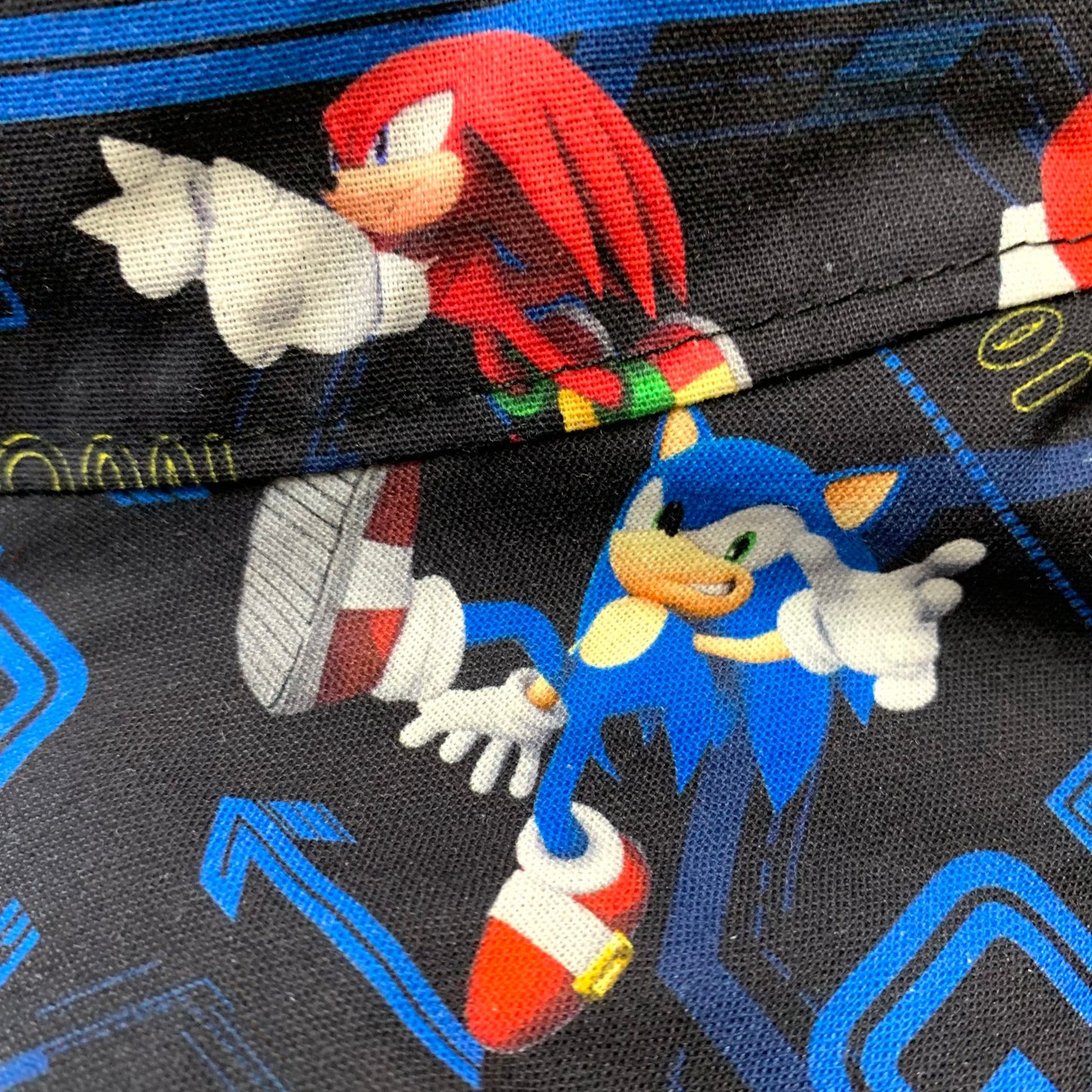 Teacups n Quilts - Sonic the Hedgehog Fabric Hat - Kids Size Large