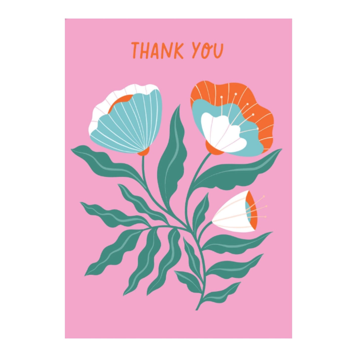 NUOVO - "Pink Thank You" by Melissa Donne- GREETING CARD