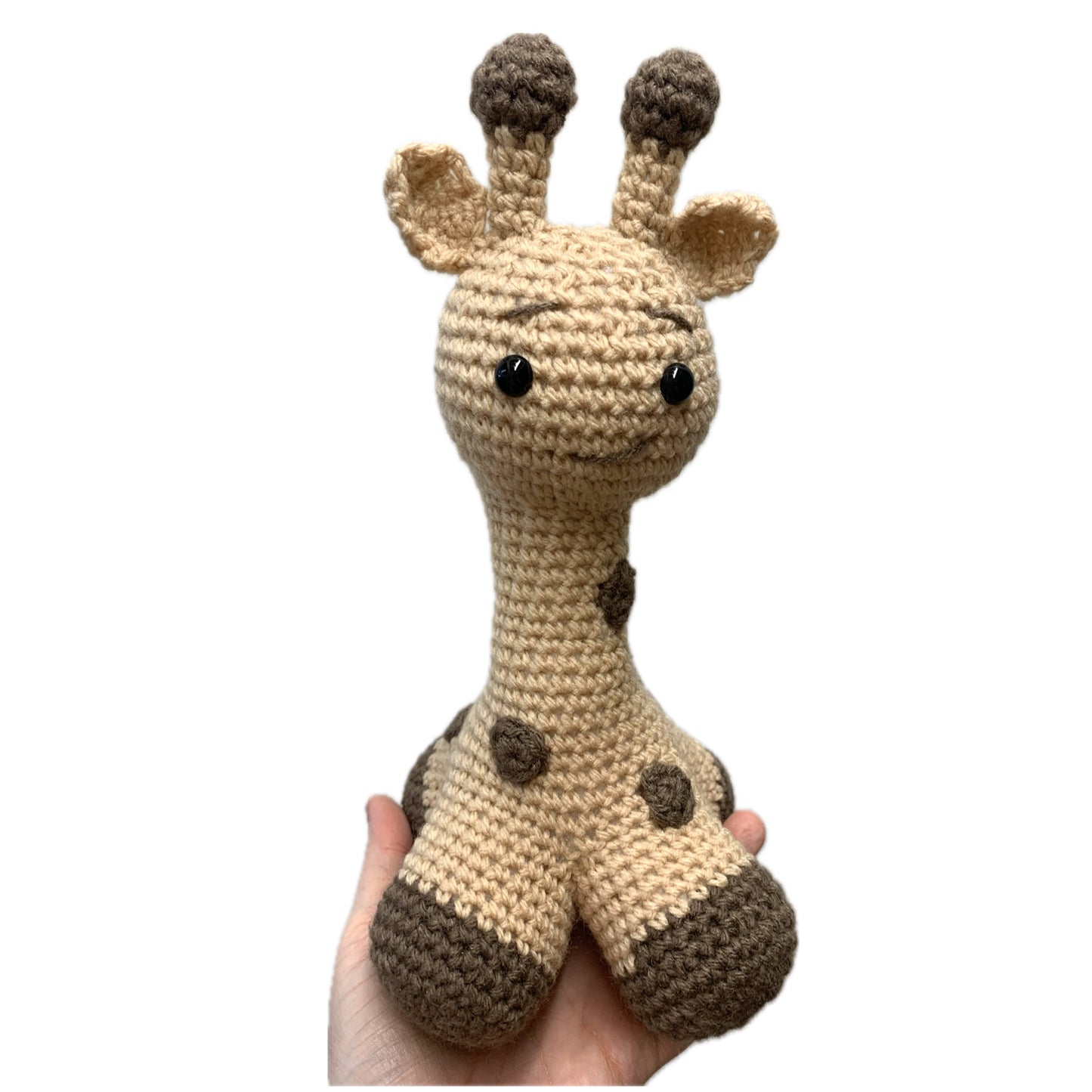 BEAKNITS- CROCHET GIRAFFE- Browns