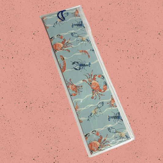 ESZTER'S CREATIONS- "Crustaceans" Bookmark- Textured Paper