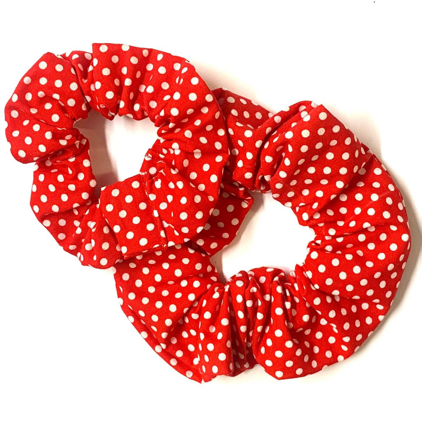 MUMMA WHOOPEE - Regular “Christmas Polka Dots” SCRUNCHIE